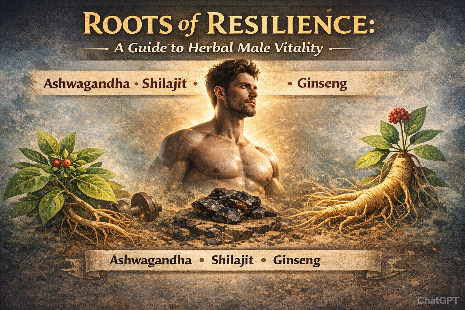 Ashwagandha, Shilajit, and Ginseng: A Data-Backed Approach to Male Health
